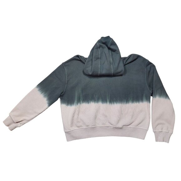 ATM Anthony Thomas Melillo Full Zip Hoodie XS Gray Dip Dye French Terry Pockets - Picture 11 of 16